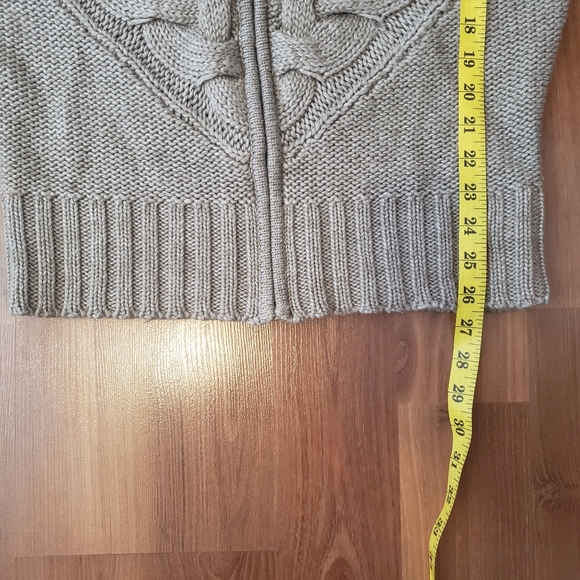 Tiger Of Sweden Wool Blend Oversized Chunky Knit Cowl Neck Cap Sleeve Zi… - Picture 11 of 12